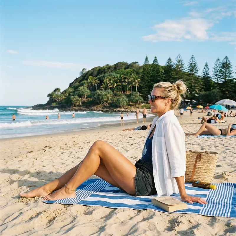 Stunning Beach Photo at Burleigh Heads