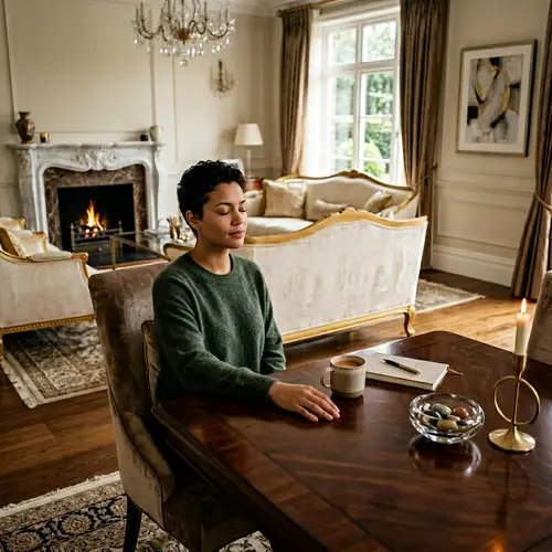 Luxury Living Room Serenity: A Tranquil Escape