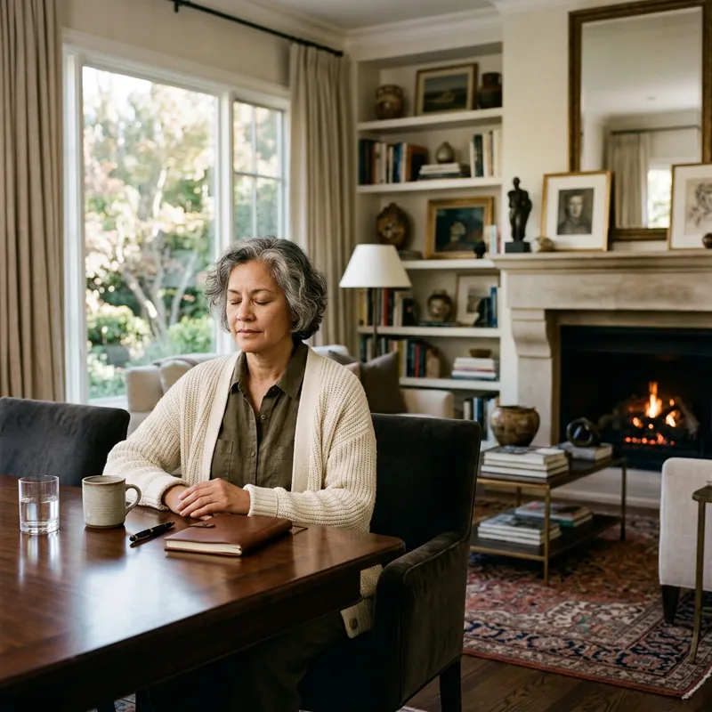 Relaxing Moments in an Upscale Living Room Relaxing Moments in an Upscale Living Room