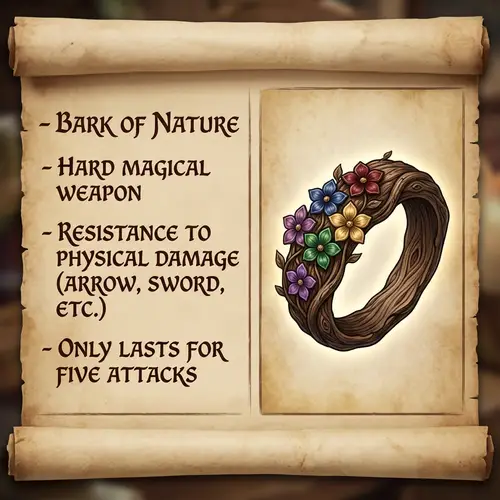 Bark of Nature: Magical Wooden Ring