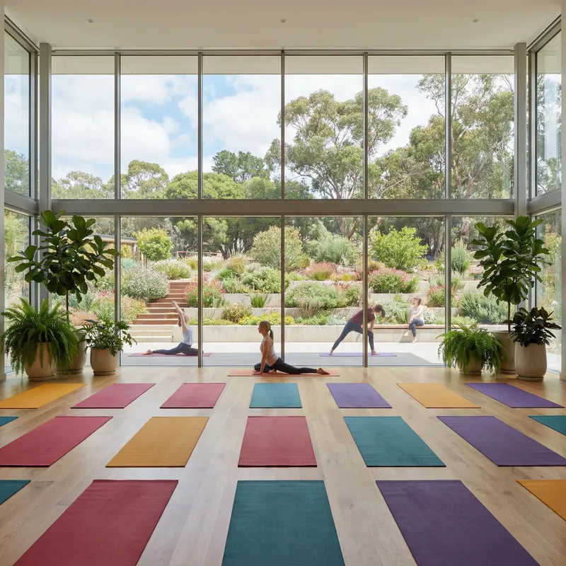 Serenity Yoga Studio Amidst Lush Greenery