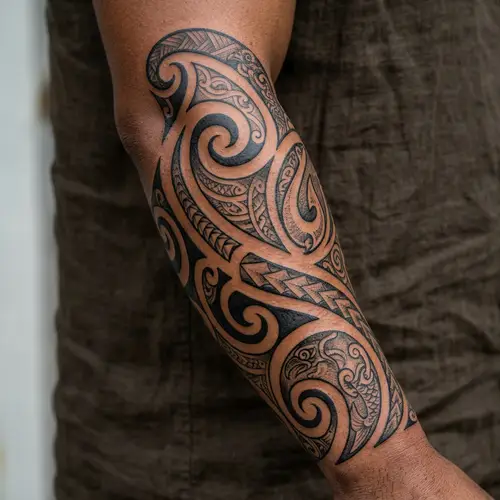 Intricate Maori Tattoo Design for Unique Ink Inspiration