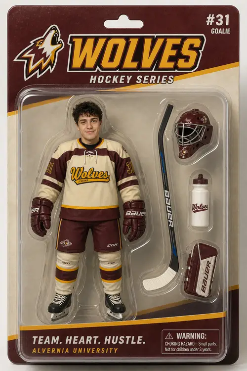 Collectible Action Figure with Blister-Pack Packaging