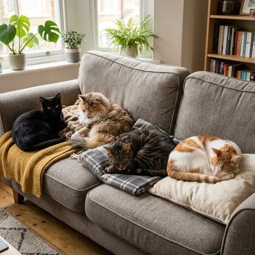 Meet My Four Adorable Cats