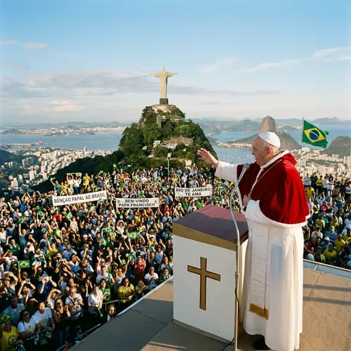 Pope Blessing Brazil - A Divine Moment