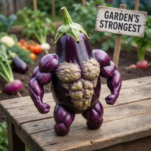 Muscular Eggplant: A Robust and Unusual Interpretation