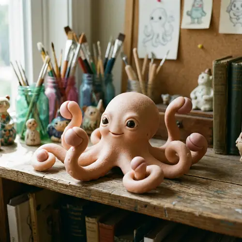 Whimsical Tentacle Creature Design