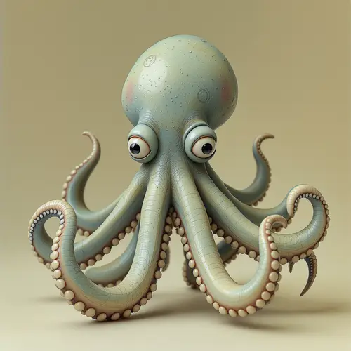 Whimsical Tentacle Creature Design