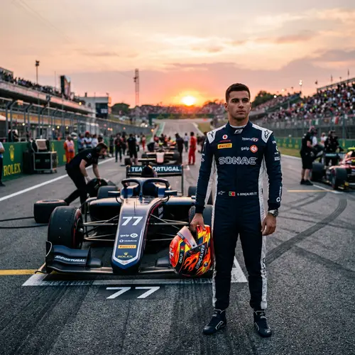 22-Year Old Portuguese Formula 1 Racing Driver