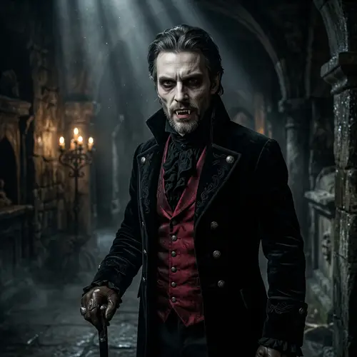 Terrifying 8K Resolution Vampire Art | Hyper-Realistic Digital Rendering