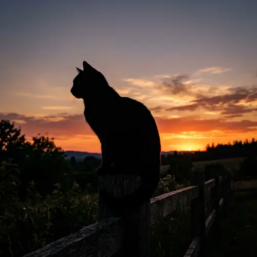 Cat Silhouette Art for Your Home Decor