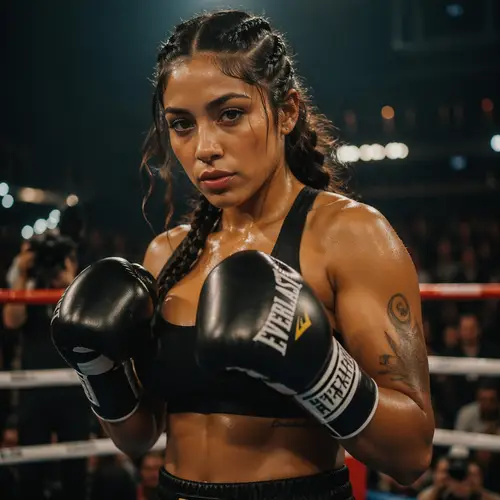 Professional Boxer Portrait - 35mm Cinema Shot