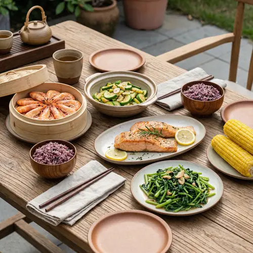 Delicious Seafood and Vegetable Dishes