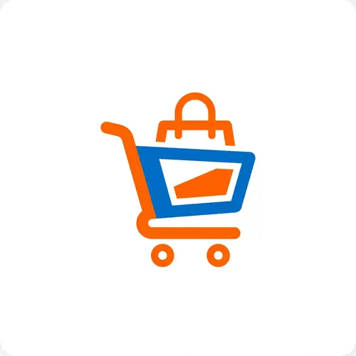 Eye-catching Shopping Cart Favicon Design | E-commerce