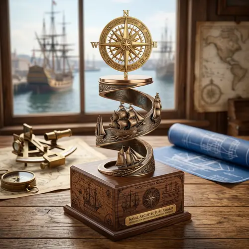 Creative Naval Architecture Trophy Design