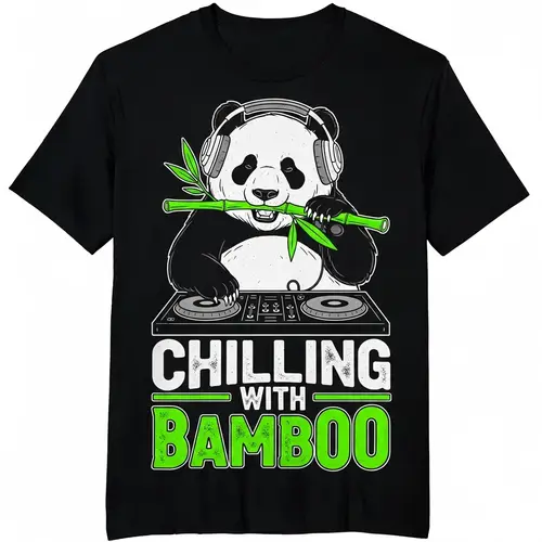 Chilling Panda T-Shirt Design - Urban Vibe