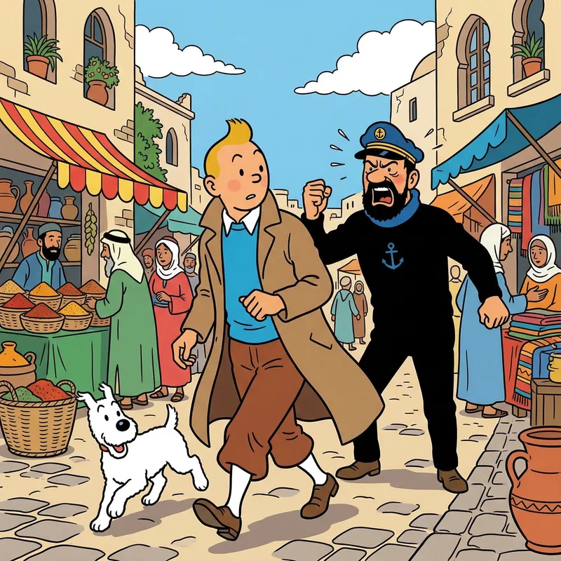 Transform Your Photo into Tintin Art Style Transform Your Photo into Tintin Art Style