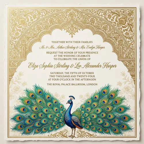 Elegant Ornate Invitation Card Design