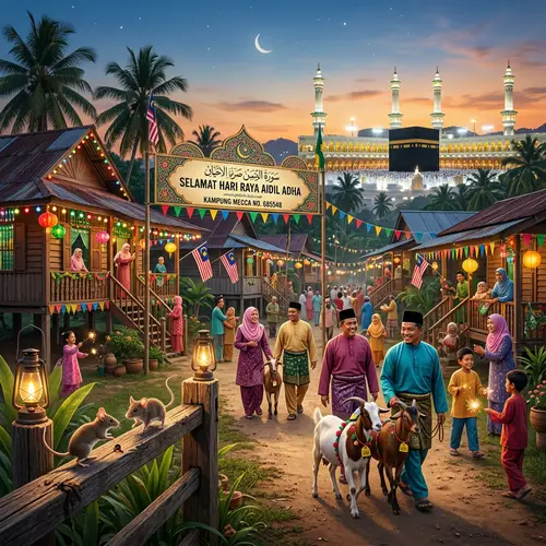 Selamat Hari Raya Aidil Adha Village Mouse Mecca