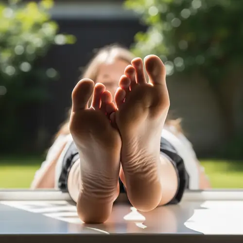 Captivating Girl Soles Photography