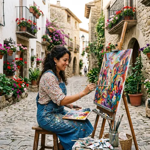 Anna the Vibrant Artist | Explore Her Colorful World