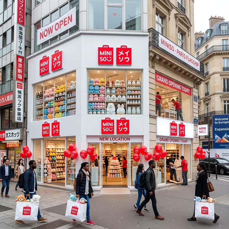 Miniso Store Expansion: Plush Product Paradise