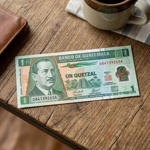 Guatemala's One Quetzal Bill - A Unique Currency Note