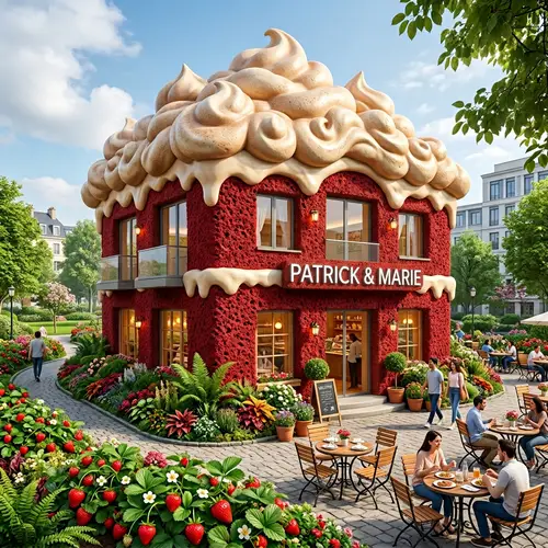 Ultramodern Cake Restaurant: Patrick & Marie