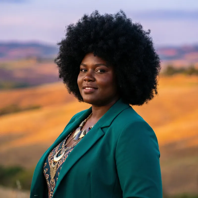 Empowerment through Fashion: Black Afro Curvy Woman Empowerment through Fashion: Black Afro Curvy Woman