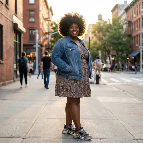 Confident Black Afro Woman: Celebrating Diverse Beauty