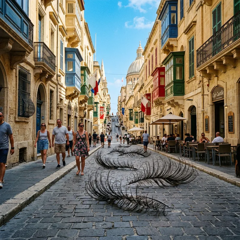 Eyelashes on Valletta Streets: Kodak Vision3 500 Photography