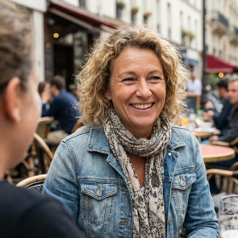 Joyful Woman Smiling - Capturing Happiness