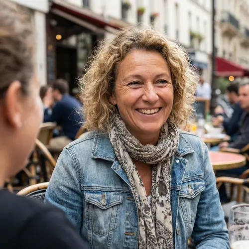 Joyful Woman Smiling - Capturing Happiness