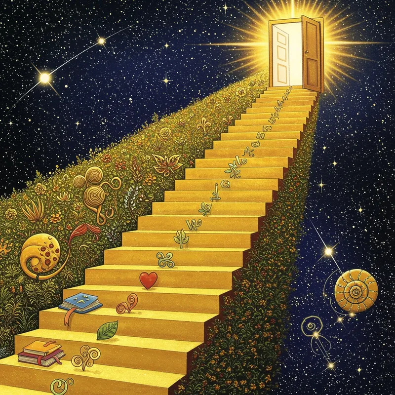 Golden Stairway to Abundance and Transformation Golden Stairway to Abundance and Transformation