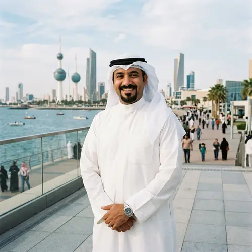 Traditional Kuwaiti Character in Dishdasha