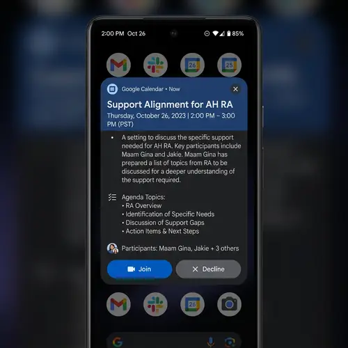 Support Alignment for AH RA - Discussion Meeting