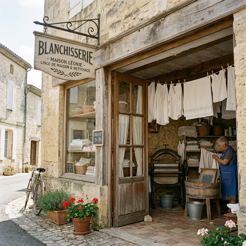 Charming French Laundry - Vintage Tools & Rustic Ambiance
