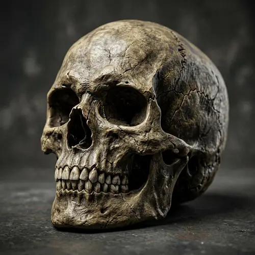 Brutal Skull: High Detail Rendering with Menacing Look
