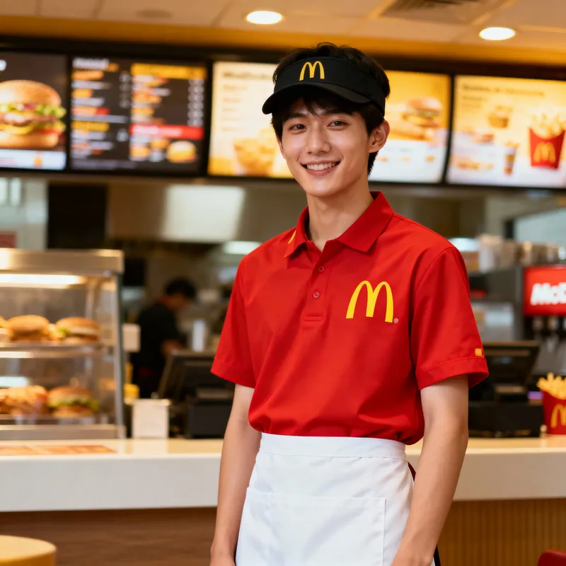 Transform into a McDonald's Worker - Fun Concept