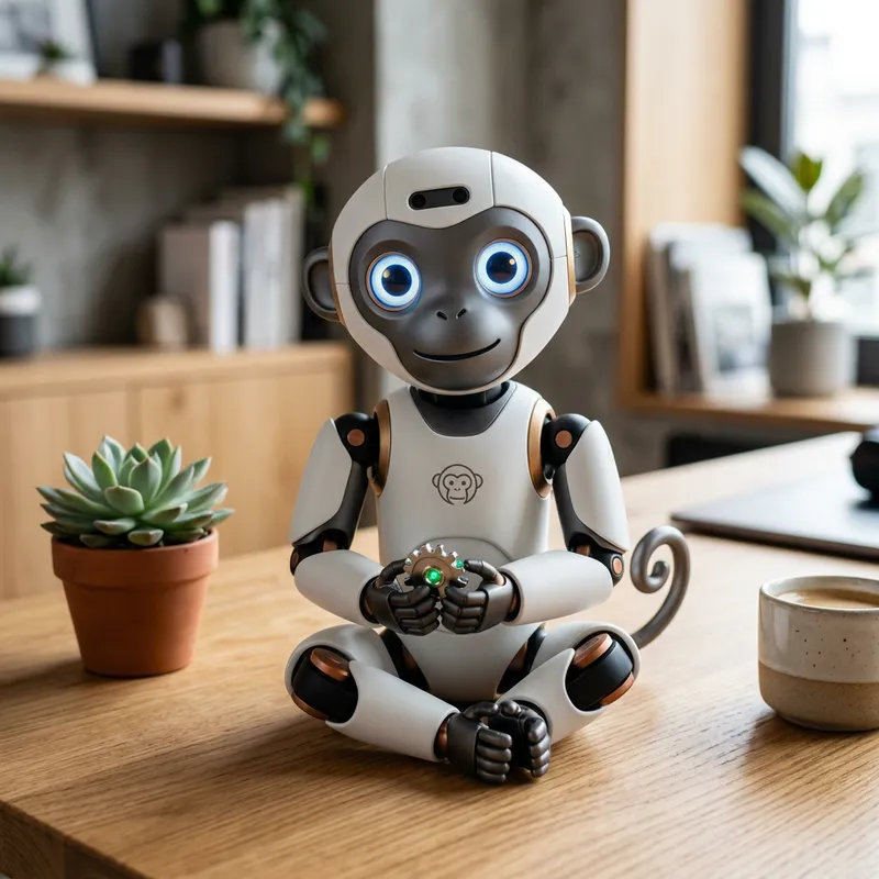 Cute and Friendly Minimalist Robot Design