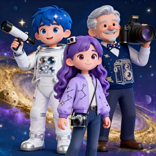 Unique Mascots for Space Zoom Cameras