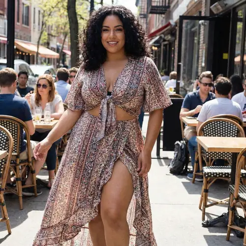 Curvy Latina Fashion: Half Naked Dress Styles