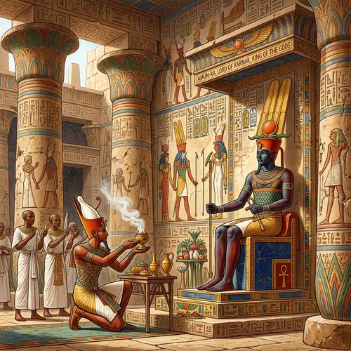 Amun: Egyptian God Artwork