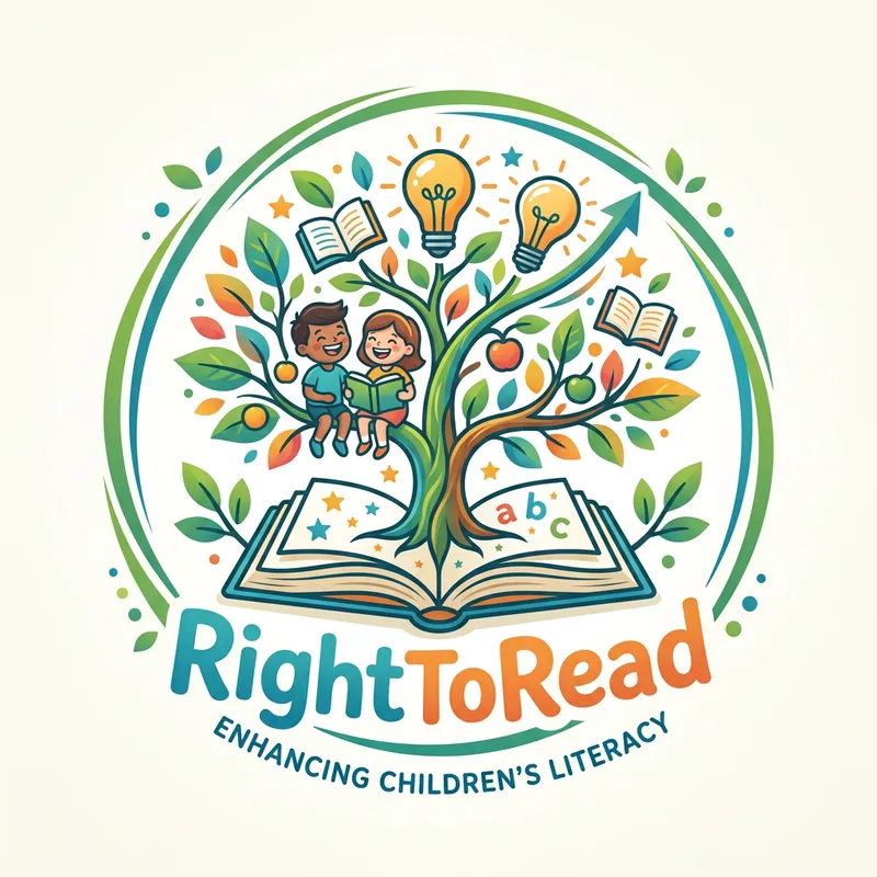 RightToRead Logo for Enhancing Children's Reading Skills