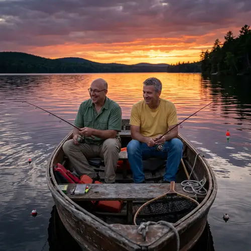 Tranquil Fishing Trip with Jesse Pinkman and Walter White
