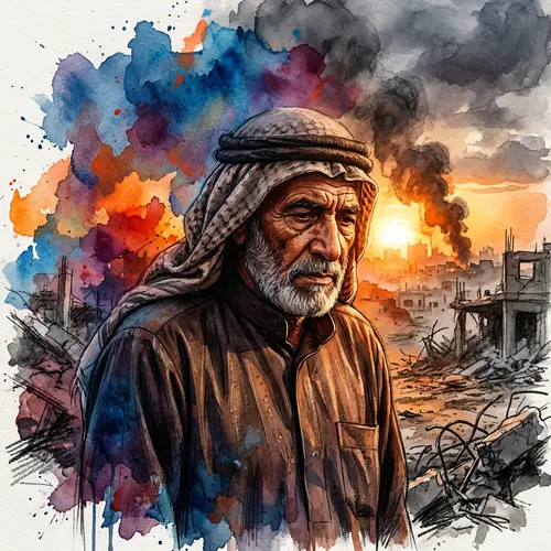 Vibrant Watercolor Portraits of Resilience