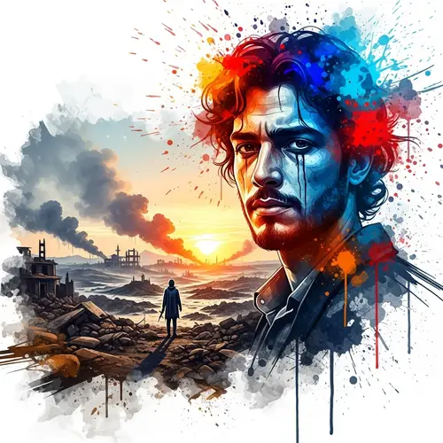 Vibrant Watercolor Portraits of Resilience