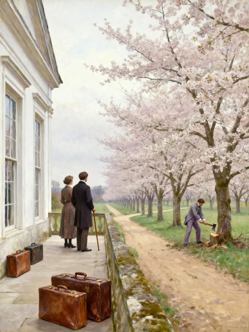 Charming Old Manor House in Blooming Garden