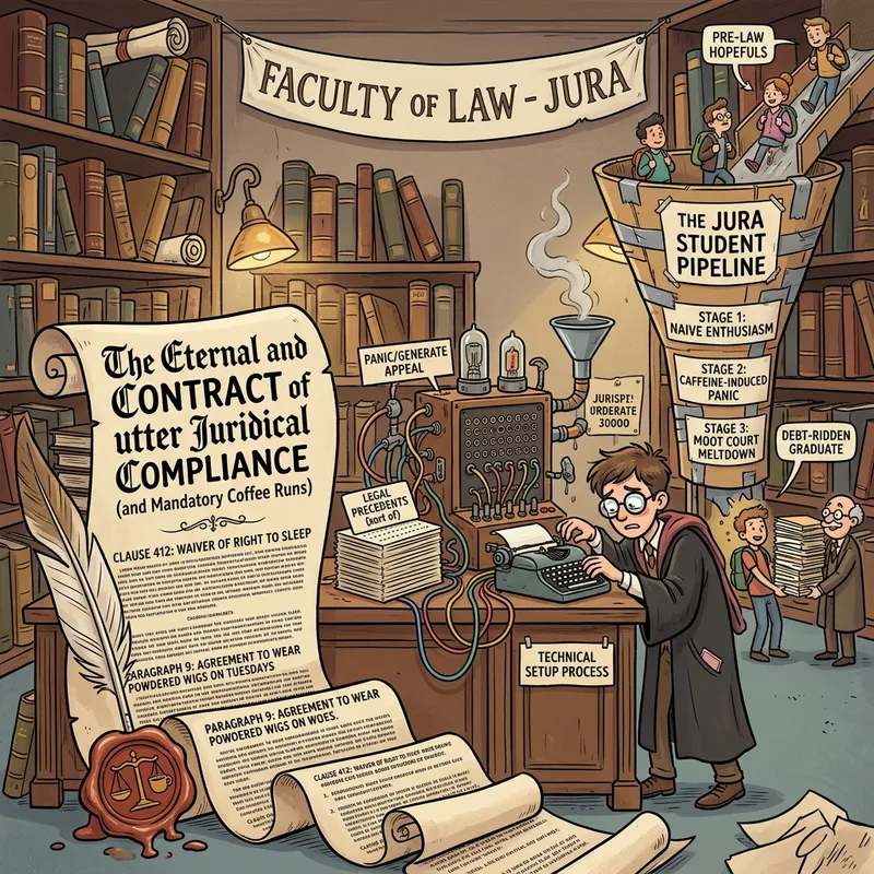 Quirky Vertrags-, Setup, and Funnel Check with Legal Twist