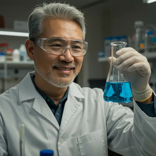Friendly Asian American Man in Lab | Professional Insights